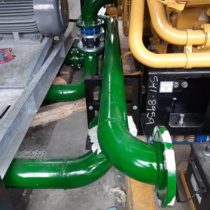Fabricación y montaje de tuberías de refrigeración para grupo electrógeno